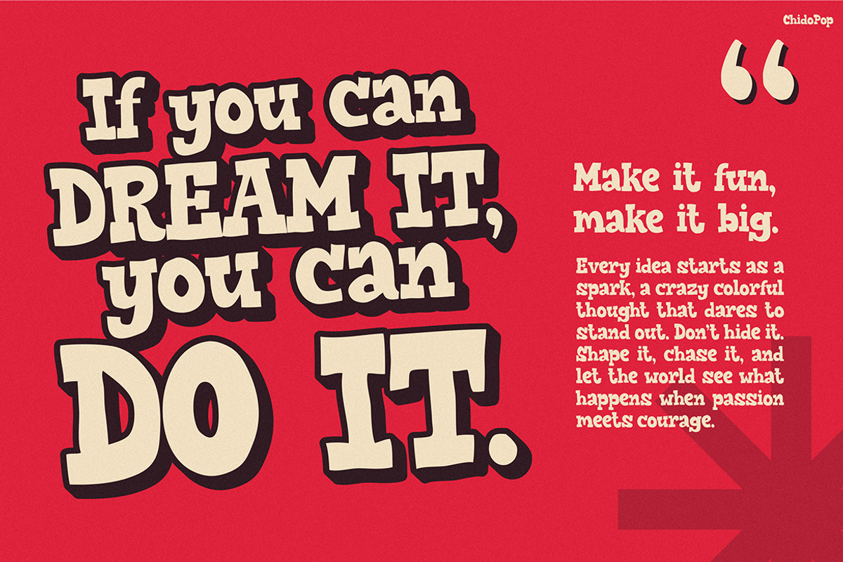 Chido Pop, a Sans Serif Font by Pinisi ART (Photo 8 of 10)