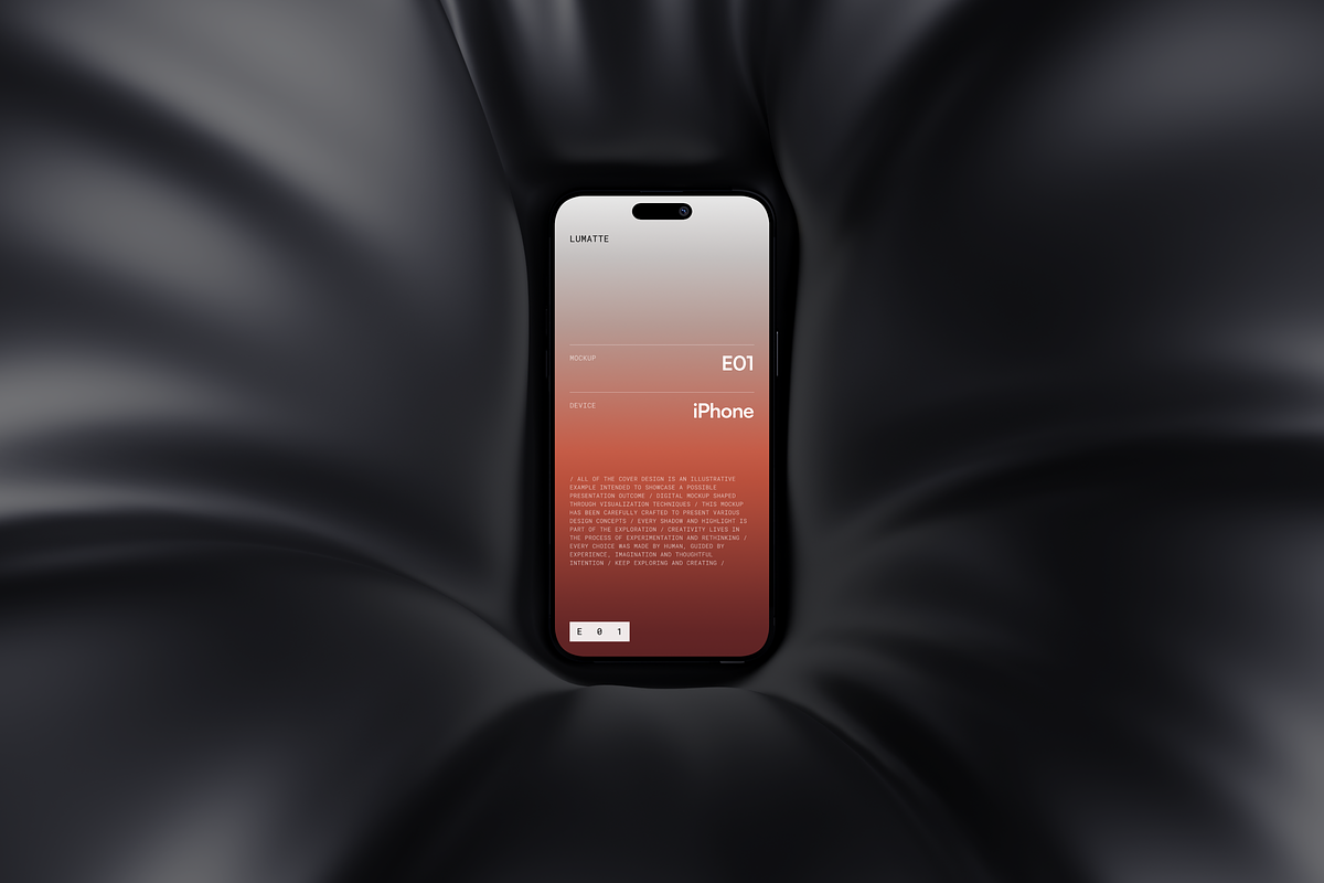 iPhone Mockup E01, an iPhone Mockup by Lumatte (Photo 4 of 7)