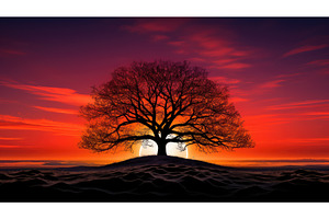branches tree sun ai generated, a Nature Photo by pikepicture