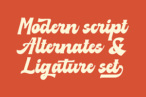 MN Atline - Modern Script Font