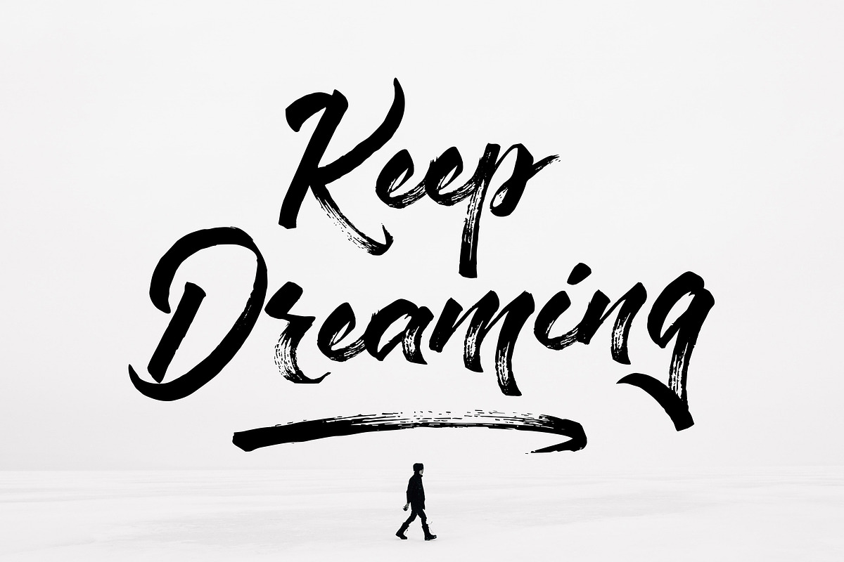 Staychill Brush Font preview 5