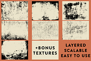 15 Grunge Vector Textures, a Texture Graphic by TexturWerk (Thumbnail 3 of 5)