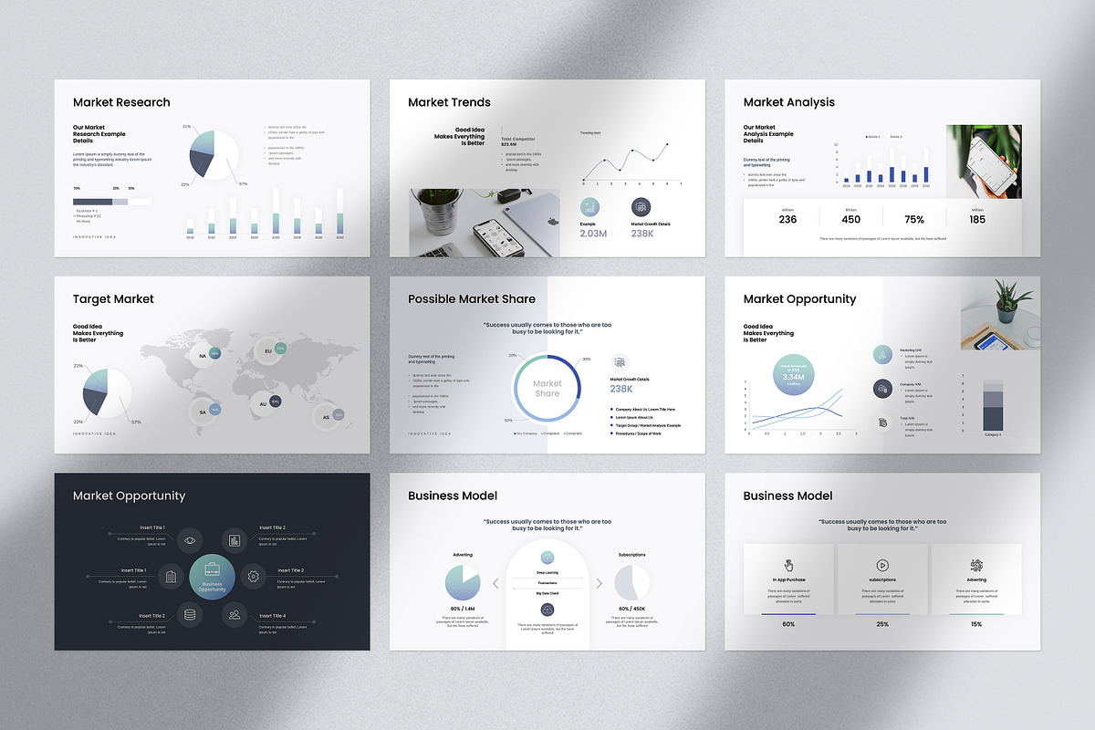 Business Plan Presentation, a Presentation Template by GoldenPixelStudio (Photo 19 of 29)
