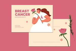 Breast Cancer Greeting Card