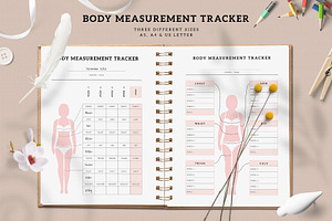 Body Measurement Fitness Planner