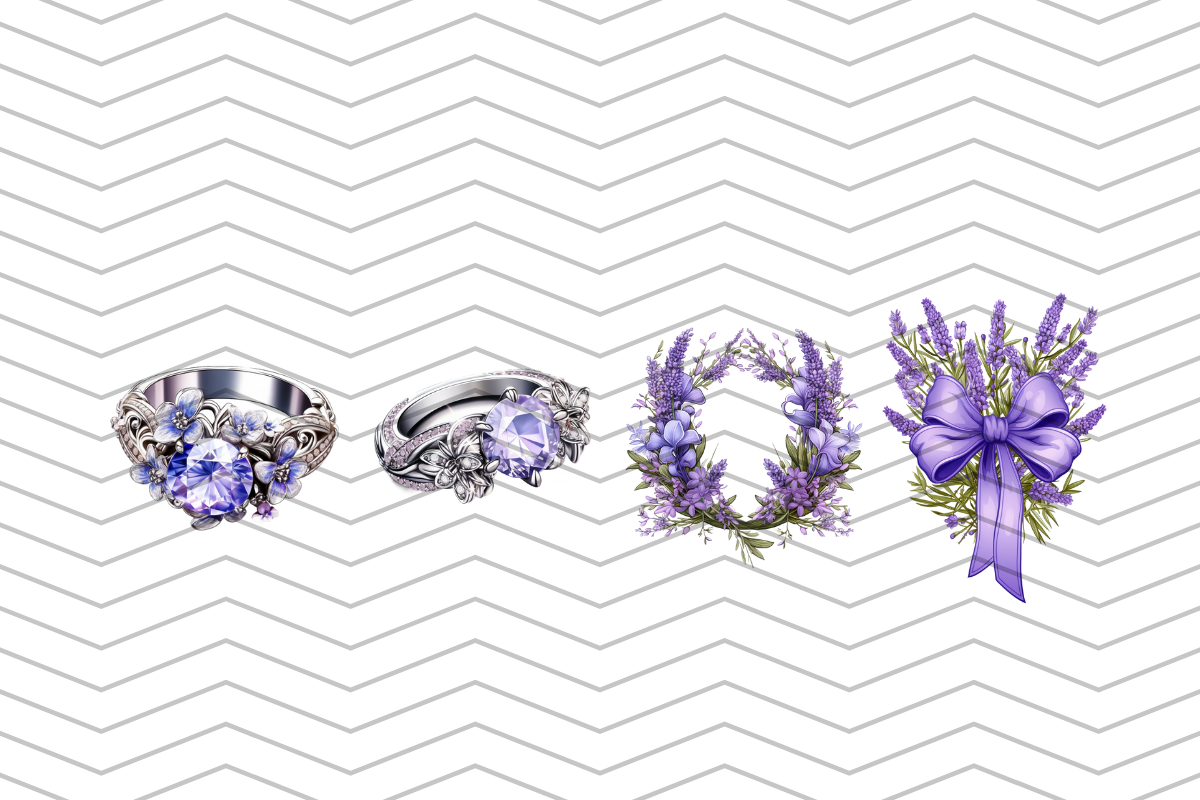 Lavender Flower Queen Sublimation, an Illustration by Digital Xpress (Photo 4 of 4)