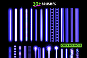 30+ Procreate Neon Brushes, a Brush Add-On by Nurmiftah (Thumbnail 2 of 13)