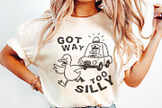 Got Too Silly Goose PNG, Funny, an Illustration by SharpMarketplace (Thumbnail 3 of 9)