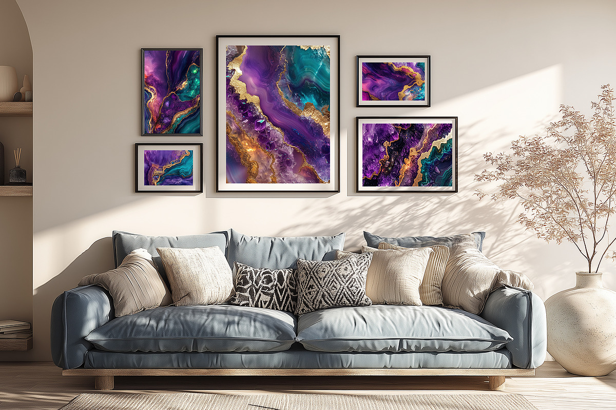 Iridescent Marble Illustration, a Decorative Illustration by Housui Patterns (Photo 9 of 12)