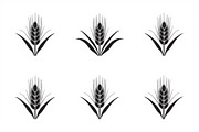 Wheat Field Silhouette Bundle, an Illustration by Designs_River (Thumbnail 9 of 9)