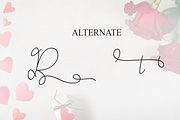 Romantic | Script Font, a Handwritten Font by Scratchones (Thumbnail 8 of 8)