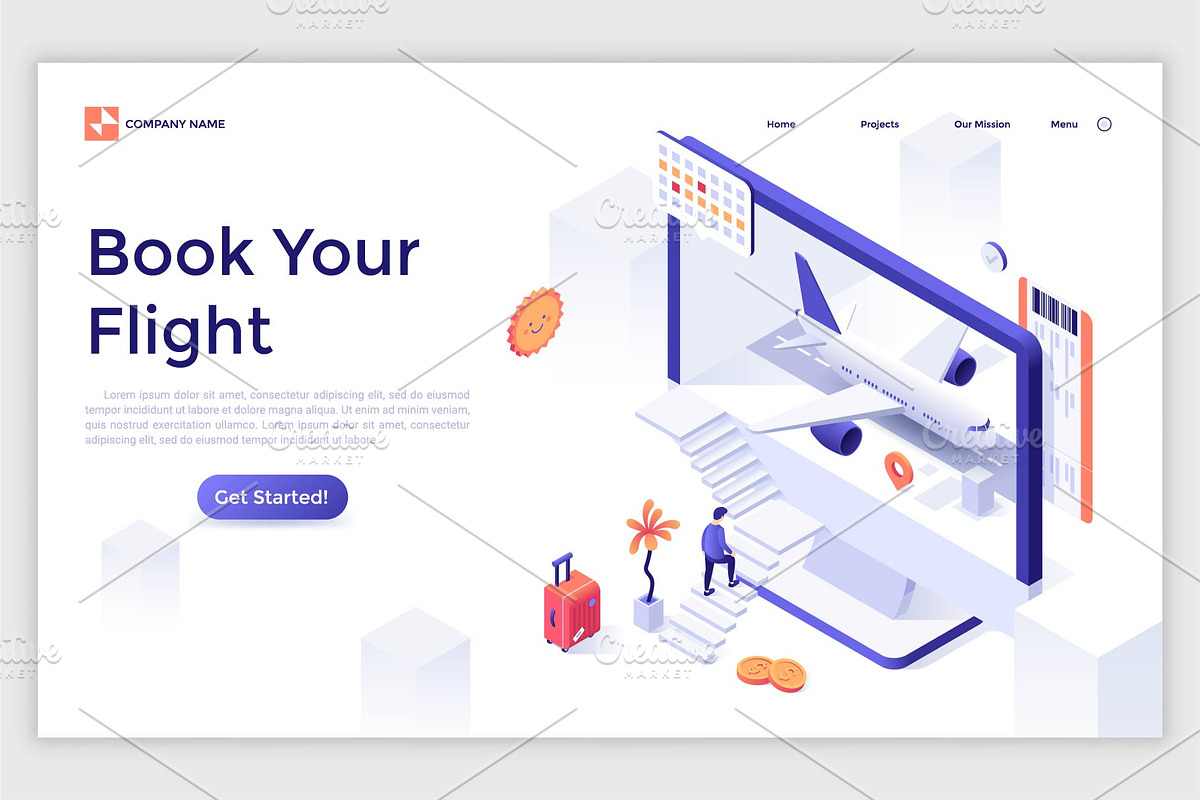 Isometric Solutions Mini. Part 4, a Templates & Theme by Andrew Kras Design (Photo 6 of 19)