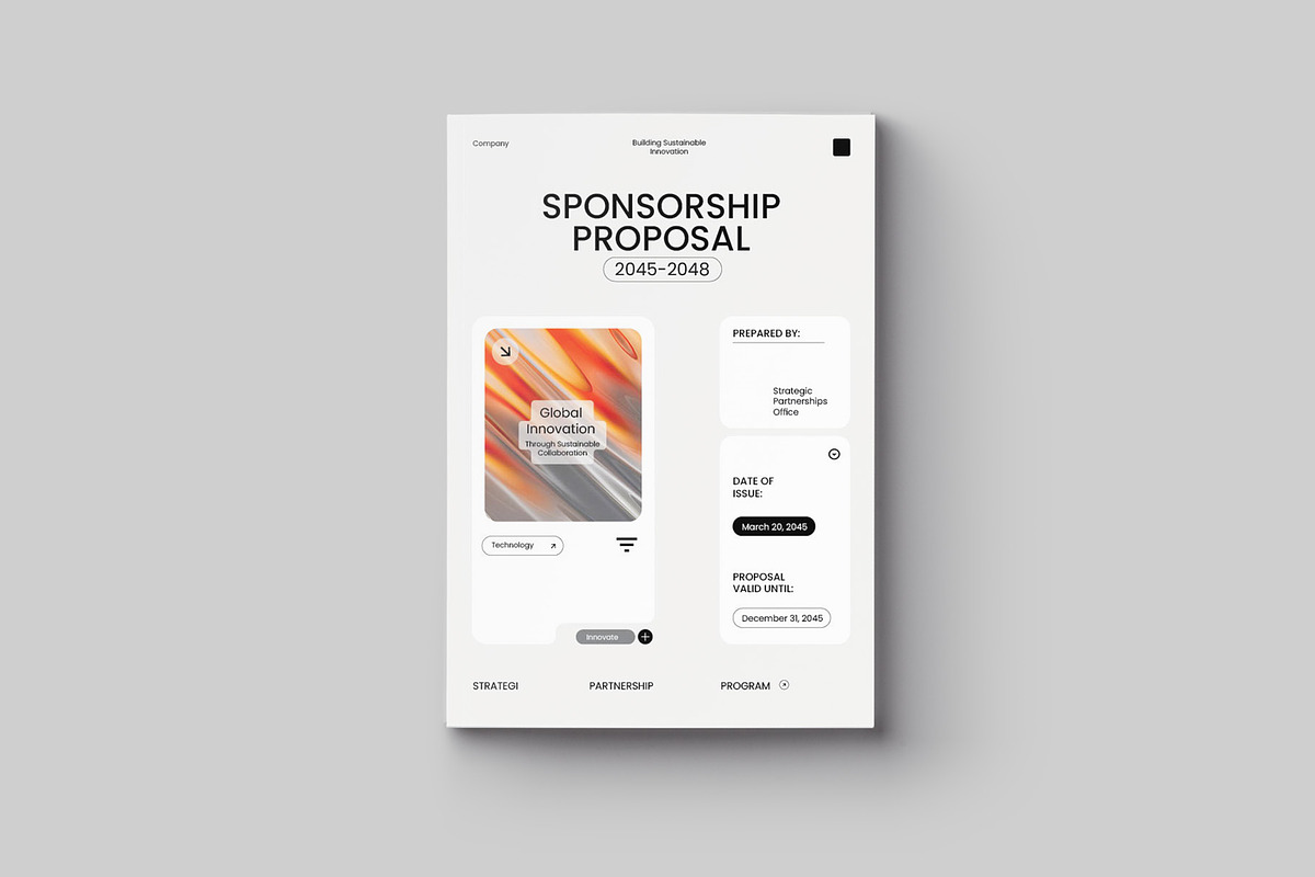 Minimalist Sponsorship Proposal