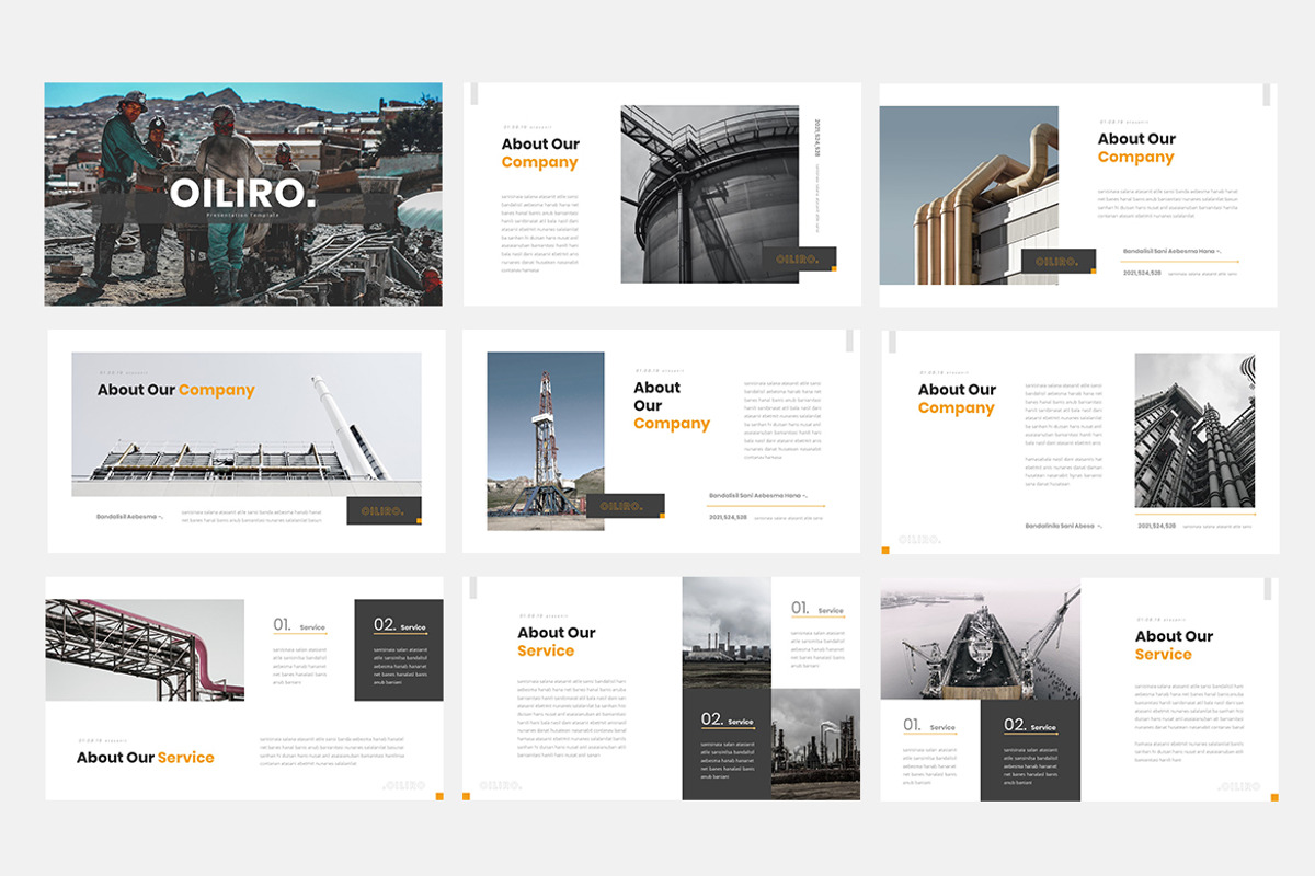 Oiliro - Oil Industry Google Slide, a Presentation Template by naulicreative (Photo 2 of 4)