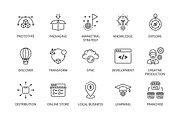 55 Startup Line icons  - Conceptual, an Outline Icon by vectorstank (Thumbnail 3 of 5)