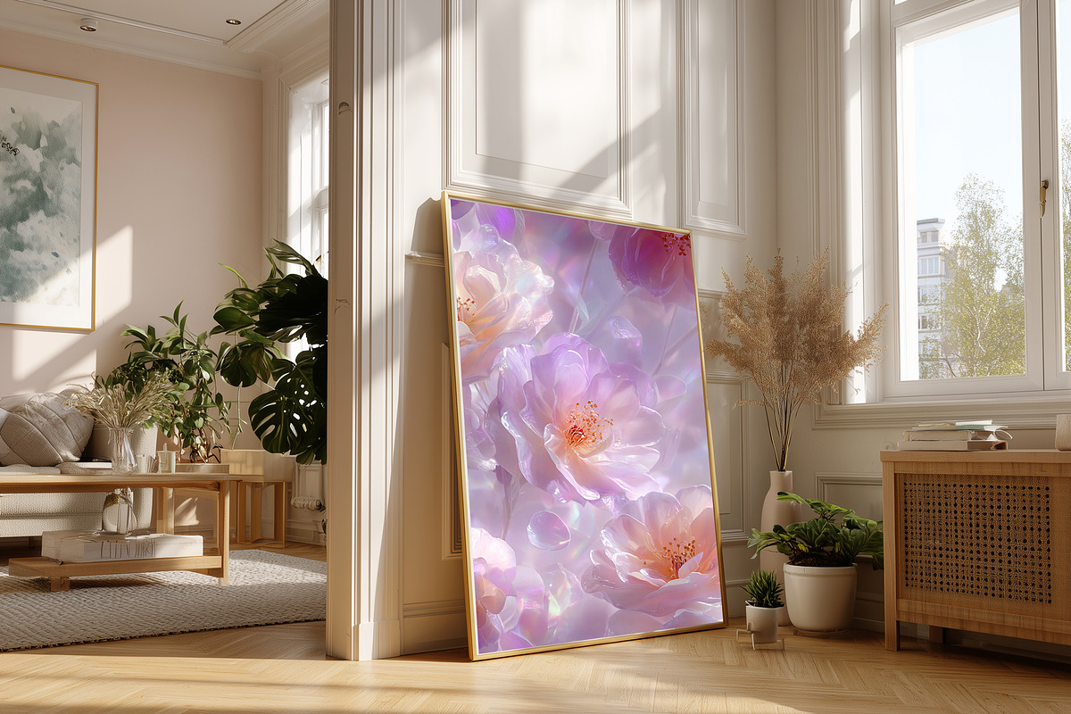 Ethereal Bloom Seamless Patterns, a Pattern Graphic by Olya Creative (Photo 4 of 10)