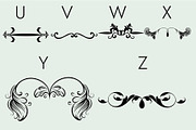 Flourishes Dividers &Swirls Dingbats, a Symbol Font by Minimalartstudio (Thumbnail 4 of 9)