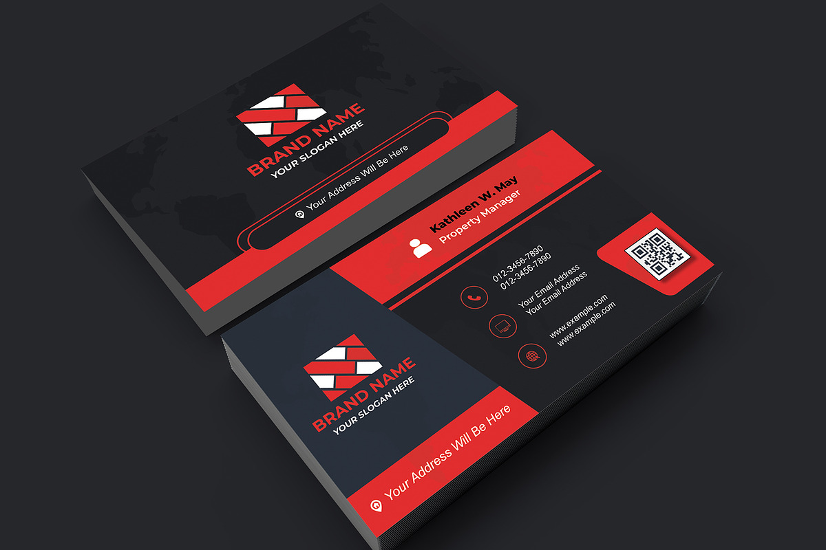 Modern Minimal Business Card, a Business Card Template by Mohammad Sarfaraz (Photo 6 of 7)