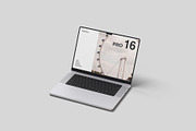 MacBook Pro 16 Mockup, a Mac Mockup by graphicpages (Thumbnail 8 of 15)