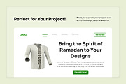 Ramadan Festive 3D Icon Pack, a Seasonal Illustration by twinstd (Thumbnail 5 of 7)