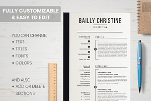 Clean Cv Template Design