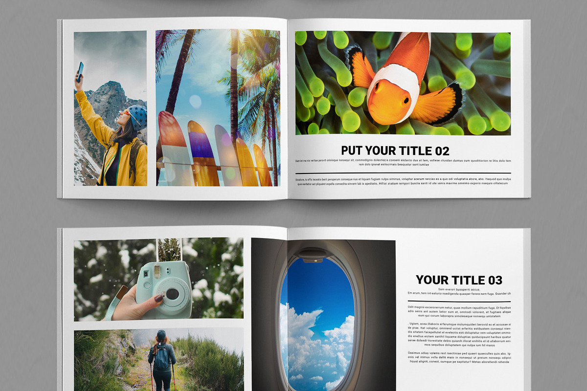 Photography Album Book Layout, a Magazine Template by ContestDesign (Photo 3 of 5)