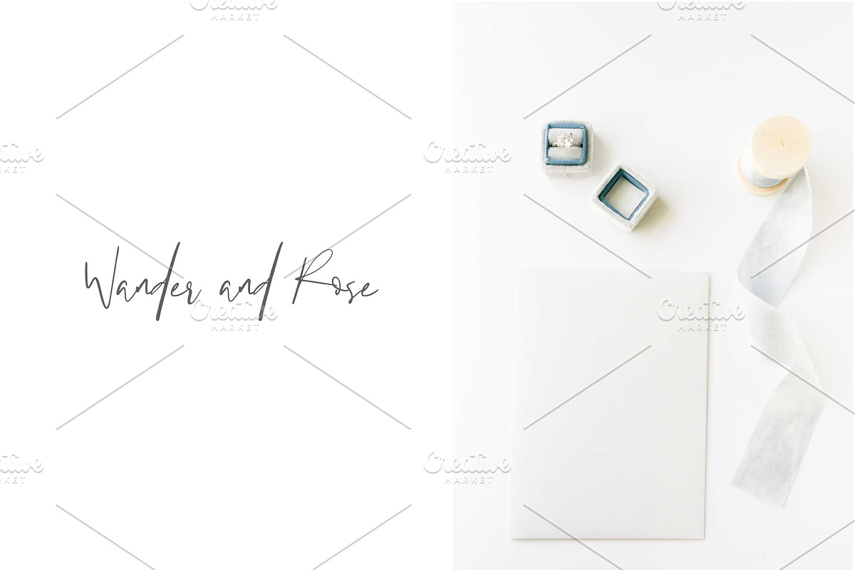 French Blue Wedding Mockup Bundle, a Product Mockup by LaPorte Images (Photo 6 of 7)