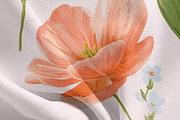 Peach Tulip Floral Seamless Pattern, a Pattern Graphic by Pati Charm Studio (Thumbnail 8 of 8)
