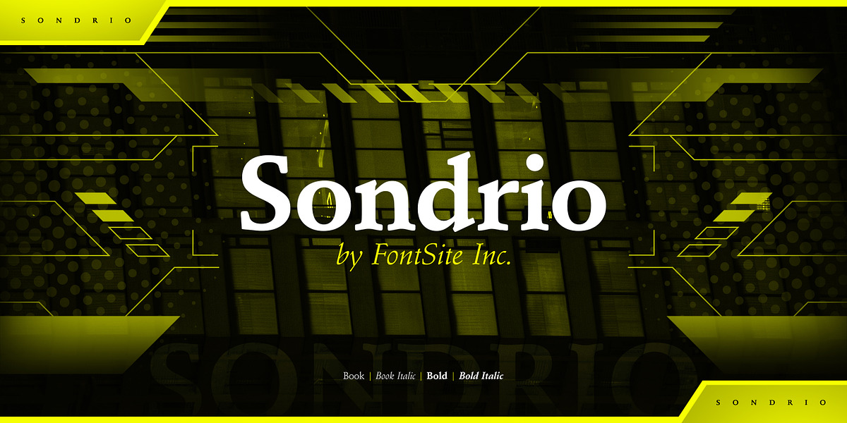 Sondrio, a Serif Font by FontSite Inc.