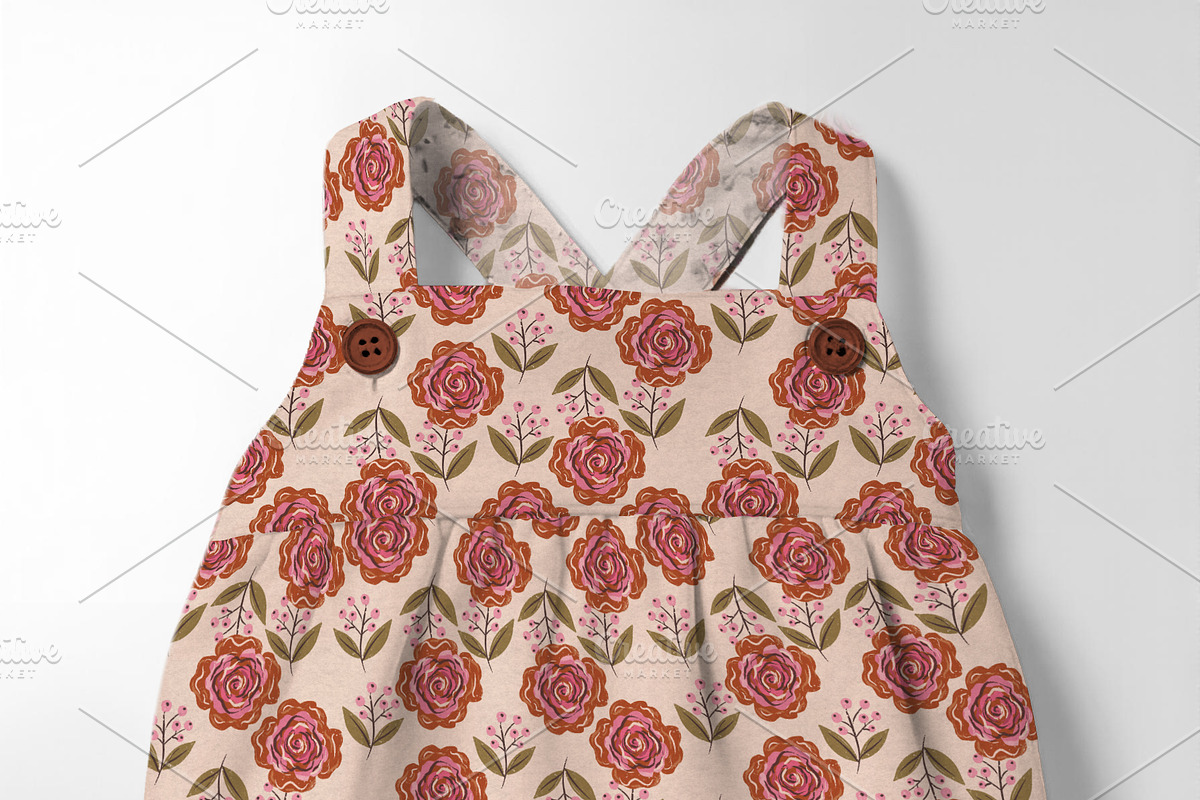 Organic Floral Patterns Collection, a Pattern Graphic by Nora Gad (Photo 10 of 18)