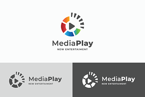 Media Play Agency Logo, a Branding & Logo Template by Design_Planet