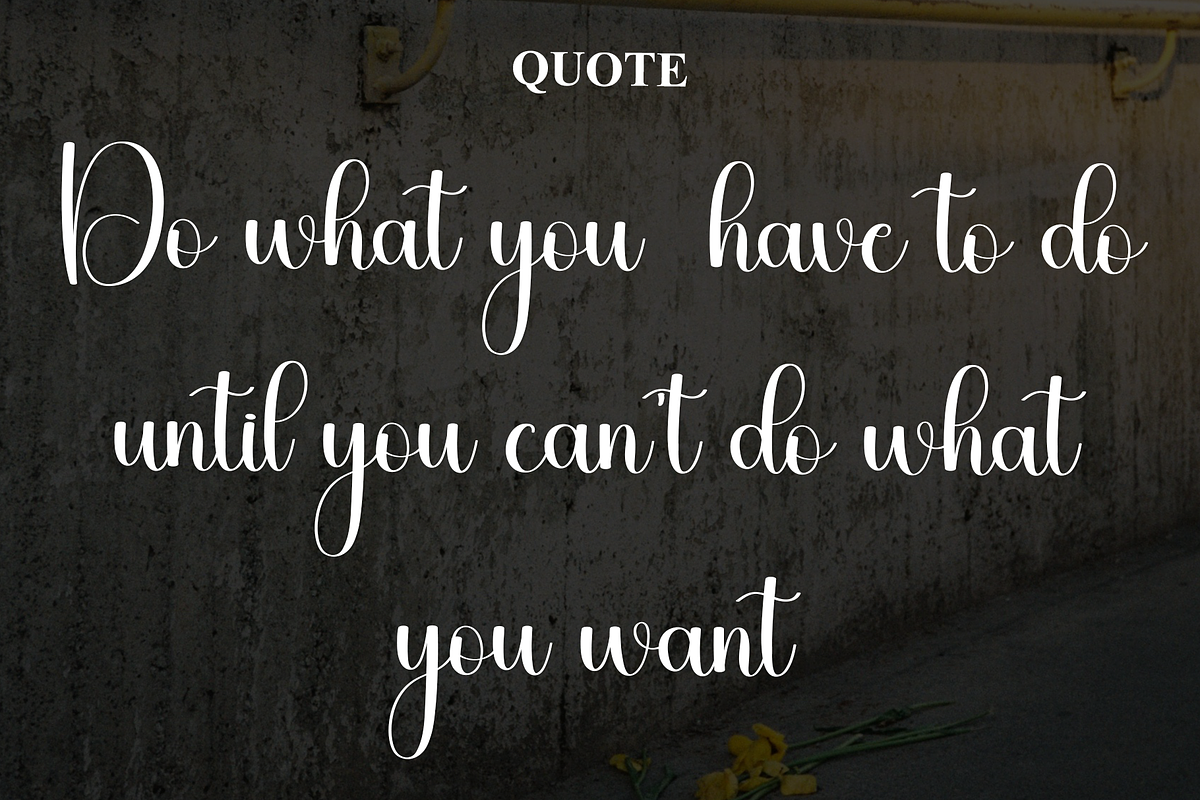 Bridge, a Handwritten Font by InermediaSTUDIO (Photo 5 of 8)