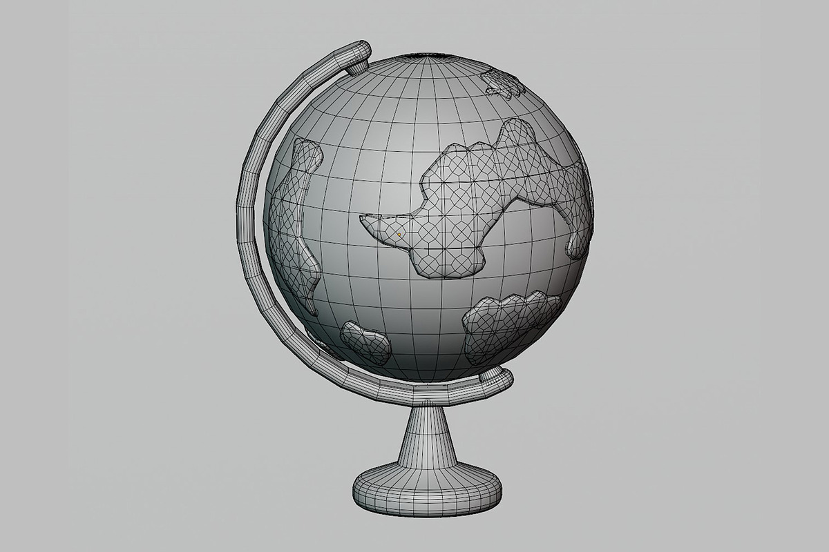 Earth Globe, an Object 3D Model by fahad121 (Photo 6 of 7)