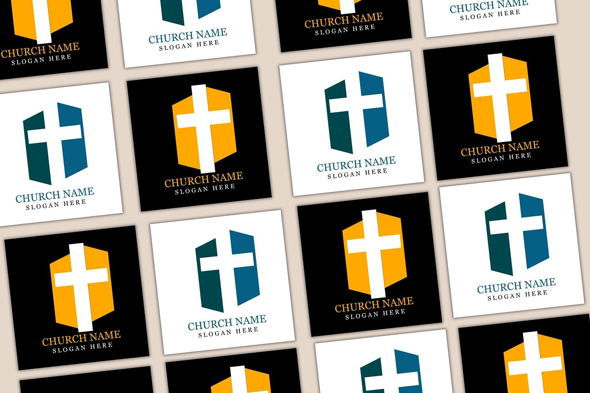 Premium Church Brand Logo Design, a Branding & Logo Template by Mishek Munene (Photo 4 of 9)