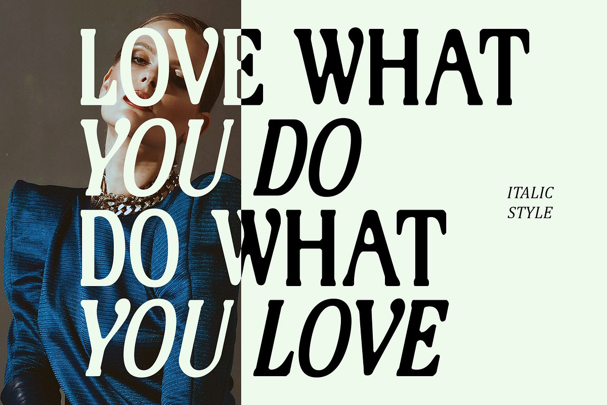 Helvine Blur, a Serif Font by Craft Supply Co. (Photo 8 of 8)