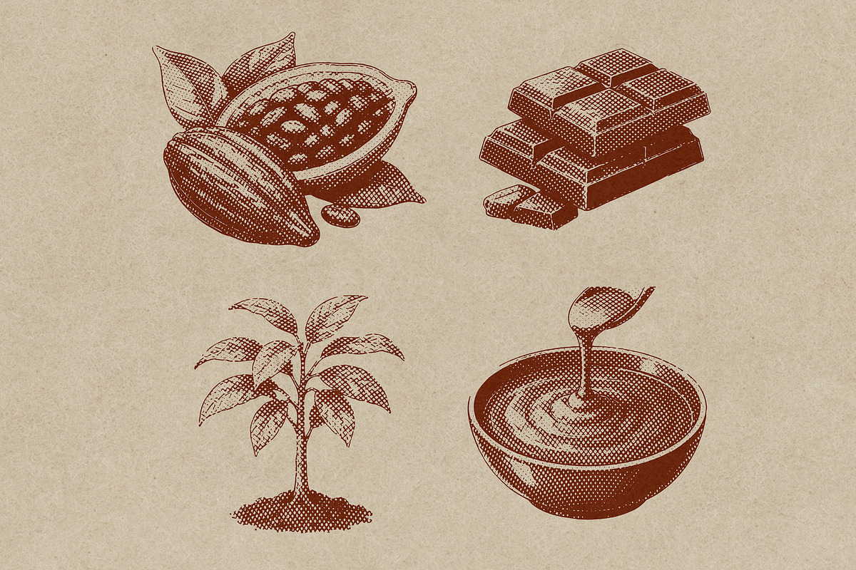Chocolate Engraving Collection, an Object Graphic by Kaizla03 (Photo 3 of 5)