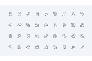 Pharmacy pharmaceutical icons, an Object Illustration by Lemberg Vector