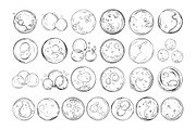 50 Bubble Procreate Stamps Brushes, a Brush Add-On by Procreate Sale (Thumbnail 5 of 6)