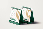 Square Desk Calendar Mockup Set, a Print Template by mockupatelier (Thumbnail 9 of 10)