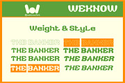 The Banker font, a Font by weknow (Thumbnail 7 of 8)