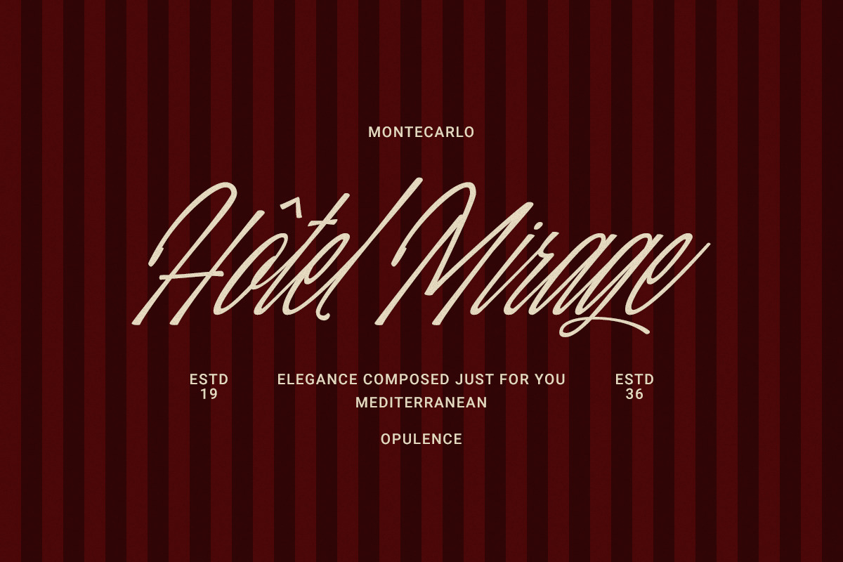 Hadley Enigmatic, a Script Font by Get Studio (Photo 4 of 12)