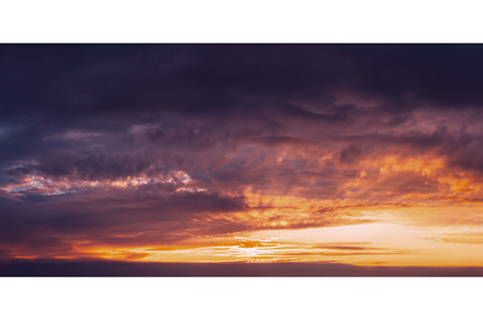 Sunrise Sunset Sky. Bright Dramatic, a Nature Photo by Our Amazing World