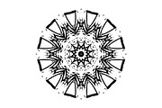 Modern Black and White Mandala Pack, a Decorative Illustration by NJ Himel (Thumbnail 43 of 101)