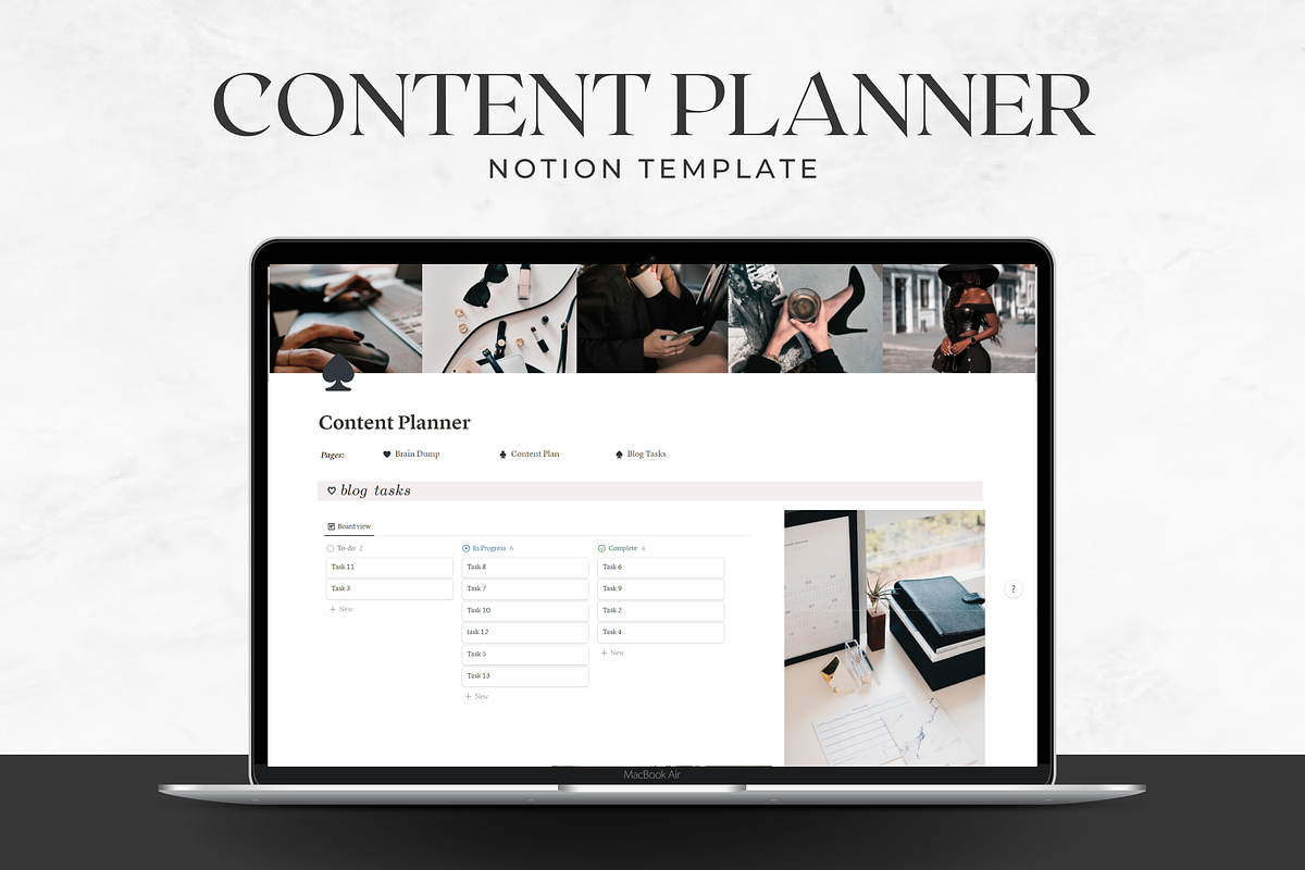 Content Planner for Notion, a Templates & Theme by AestheticOrganizer (Photo 1 of 11)