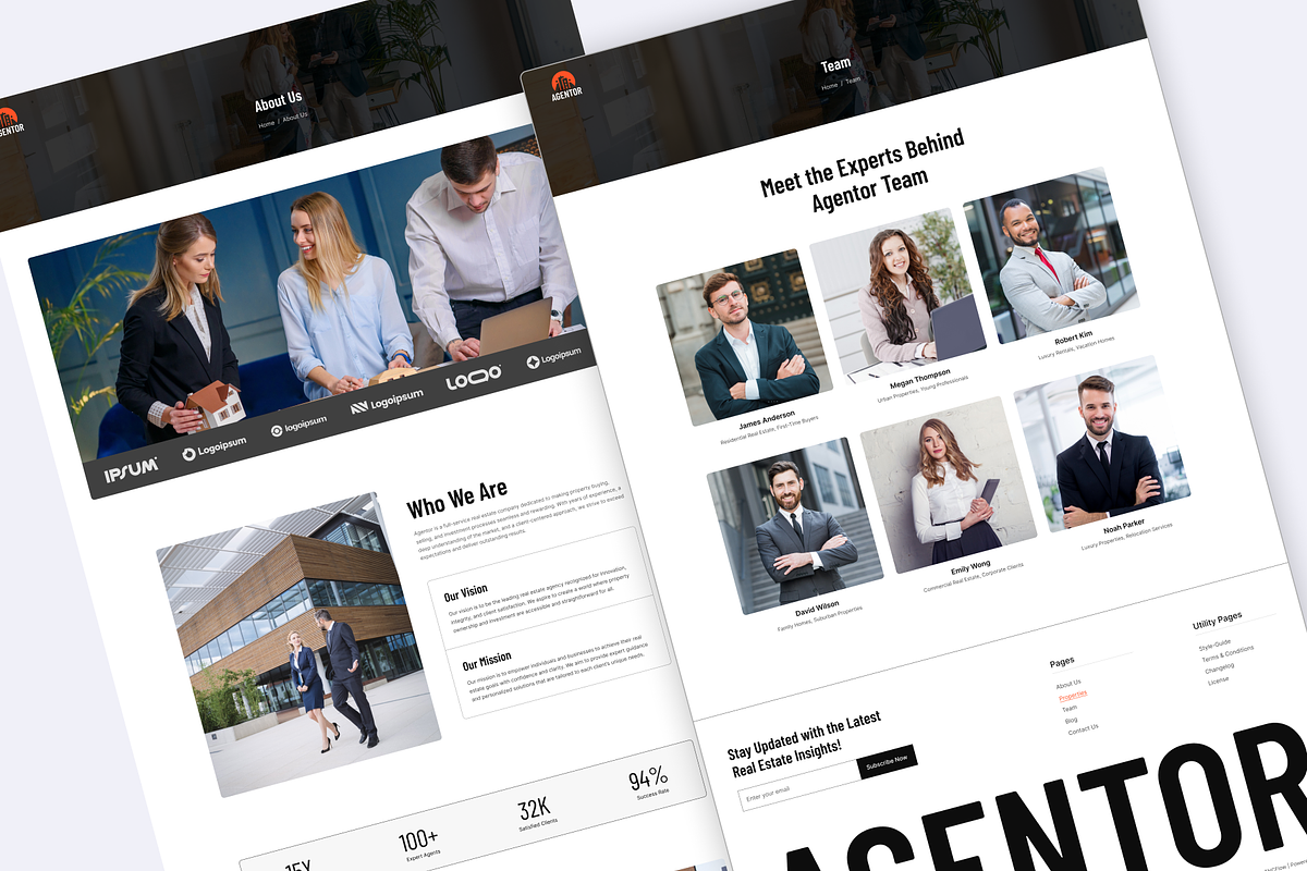 Agentor - Real Estate Website Template preview 4