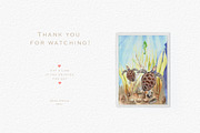 Watercolor Undersea world clipart, an Animal Illustration by GevelStudio (Thumbnail 10 of 10)