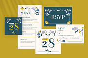Botanical Wedding Invitation Set, an Invitation Template by Aiyari Graphic (Thumbnail 3 of 3)