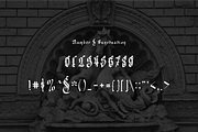 Ribeth - A Simple Blackletter Typefa, a Blackletter Font by zamjumps (Thumbnail 8 of 9)