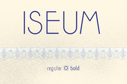 Iseum, a Font by Fontanatype