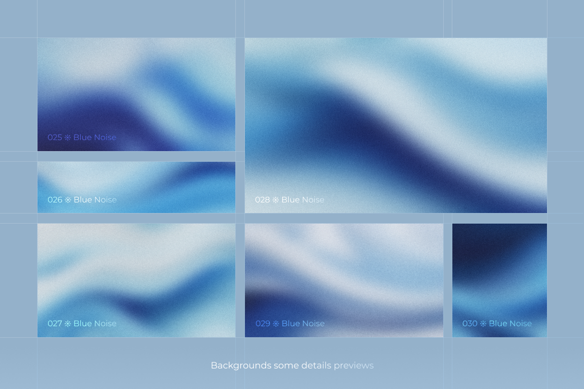 Blue Noise - Background Set, a Background Graphic by Digital Blood (Photo 6 of 16)